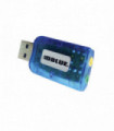 TARJETA DE SONIDO  CON CONEXION USB. BLUE