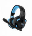 AUDIFONOS REPTILE X GAMER CON MICROFONO Y CONTROL DE VOLUMEN. LIGHT BLUE