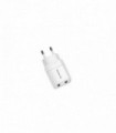 CARGADOR CELULAR 2.4A - DOBLE USB. WHITE