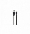 CABLE LIGHTNING USB IPHONE/  IPAD. BLACK. 3 MT - BOX