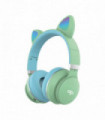 AUDIFONO HEADBAND BLUETOOTH CON LUZ LED GREEN