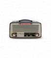 RADIO RETRO PORTATIL. BLUETOOTH/ FM/USB/SD/RECARGABLE.