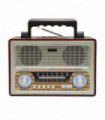 RADIO RETRO PORTATIL. BLUETOOTH/ FM/USB/SD/RECARGABLE.