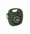 RADIO LINTERNA RECARGABLE FM USB SD. GREEN