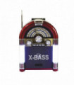 RADIO ROCKOLA FM DE 3 BANDAS CON USB/SD/BATERIA RECARGABLE