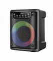 PARLANTE PORTATIL BLUETOOTH CON RGB/USB/SD/BATERIA RECARGABLE. BLACK