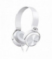 AUDIFONO EXTRA BASS WHITE COLOR