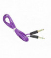 CABLE  1 METRO STEREO PLUG 3.5 A 3.5  BAG - PURPLE