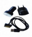 PACK  PARA GALAXY TAB /CABLE  USB/CARGADOR DE AUTO/ CARGADOR DE PARED