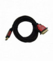 CABLE HDMI V.1.3B DVI-D PLUG TV LED 3D/LCD/PLASMA 1,8 MTS