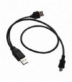 CABLE 2 USB 2.0/ MINI USB 5 PIN  1 METRO.