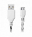 CABLE TEXTIL   PARA CELULAR  SAMSUNG/BLACKBERRY  WHITE