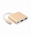 ADAPTADOR CABLE TIPO C 3 EN 1 ( HDMI / USB-C / USB 3.0 )