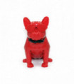 PARLANTE BLUETOOTH  BULLDOG FRANCÉS. RED