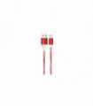 CABLE USB COMPATIBLE  IPHONE 5 / 6 . RED