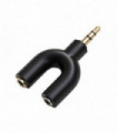 ADAPTADOR Aux 3.5MM MACHO A 2 Aux 3.5 HEMBRA