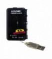 HUB USB PLANO V2.0 /4 PUERTOS TRANSFERENCIA 480MBPS