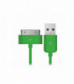 CABLE USB 2.0 IPOD/IPHONE/IPAD MODELO 2G 3GS 4GS - GREEN