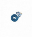 CABLE FLAT USB 2.0 IPOD,IPHONE Y IPAD DE APPLE 2G 3GS 4GS, COLOR BLUE