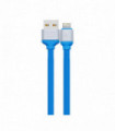 CABLE USB IPHONE 5 / 6 DE METAL. BLUE