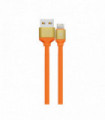 CABLE USB IPHONE 5 / 6 DE METAL. ORANGE