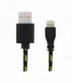 CABLE USB TEXTIL PARA IPHONE 5 /IPAD  BLACK