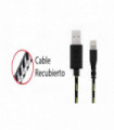 CABLE USB  PARA IPHONE 5 /6 IPAD  BLACK/RED/BLUE 1MT