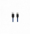 CABLE USB  PARA IPHONE 5 /6 IPAD  BLACK/RED/BLUE 1MT