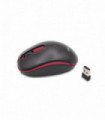 MOUSE INALAMBRICO 2.4 GHZ 1000 DPI USB 4 BOTONES  - RED