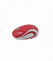 MOUSE INALAMBRICO 2.4 GHZ 1200DPI USB  - WHITE/RED