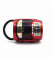 RADIO BOLA LED MULTICOLOR FM DE 3 BANDAS CON USB/SD/BATERIA RECARGABLE RED