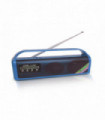 PARLANTE PORTABLE  CON BLUETOOTH /USB/SD/FM RADIO/AUX/ BLUE.