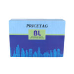 Etiquetas autoadhesivas 21×12 mm líneas rojas Pacific Color, set de 10 rollos, importadora mayorista en Chile