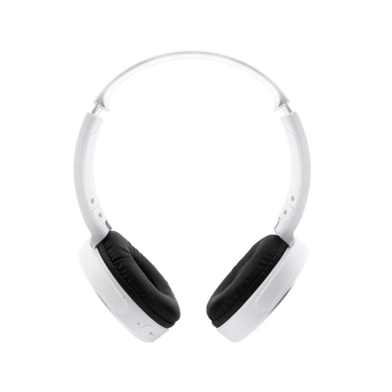 audifono dblue headset bt manos libres/cable usb a micro usb.white — vista 2