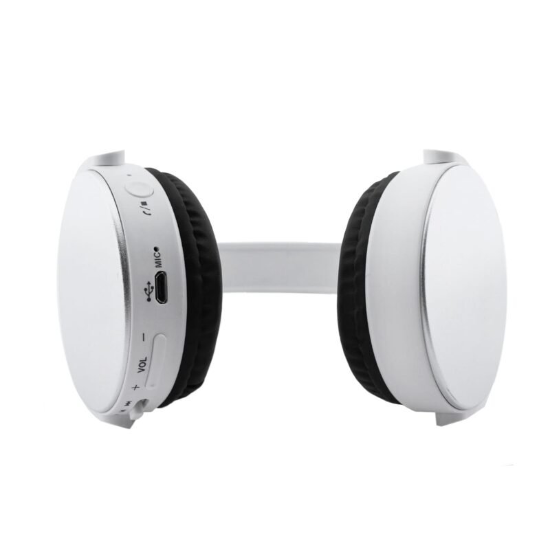 audifono dblue headset bt manos libres/cable usb a micro usb.white — vista 3
