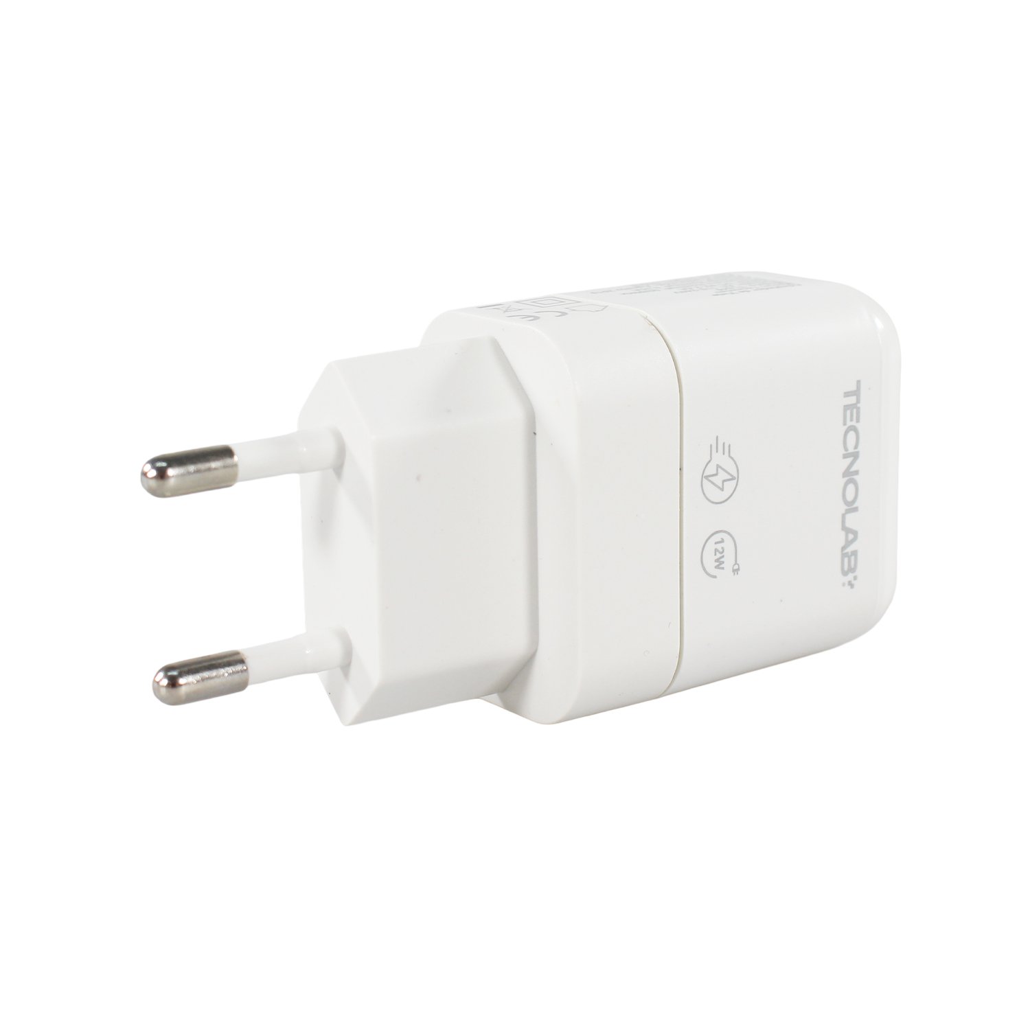 Cargador de Pared Tecnolab 12W con Cable USB a Tipo C Cargador de Pared Tecnolab 12W con Cable USB a Tipo C - Imagen 3