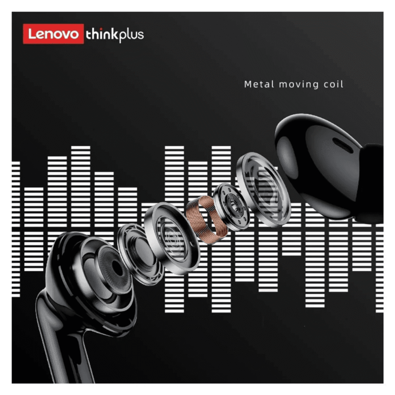 audifono lenovo (ean126), bt v5.4, conexion estable, baja latencia, — vista 2