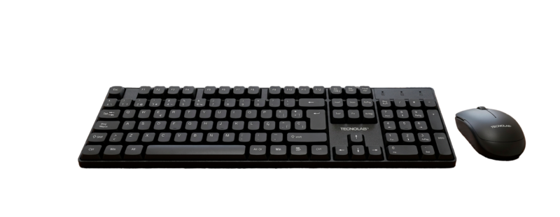 Kit Teclado + Mouse Inalámbrico Tecnolab 2.4 GHz Full-Size — vista 2
