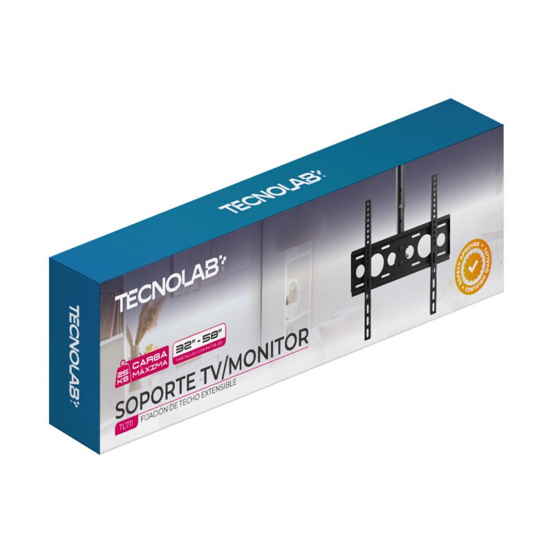 Soporte de Techo Extensible para TV/Monitor 32" a 58" Tecnolab