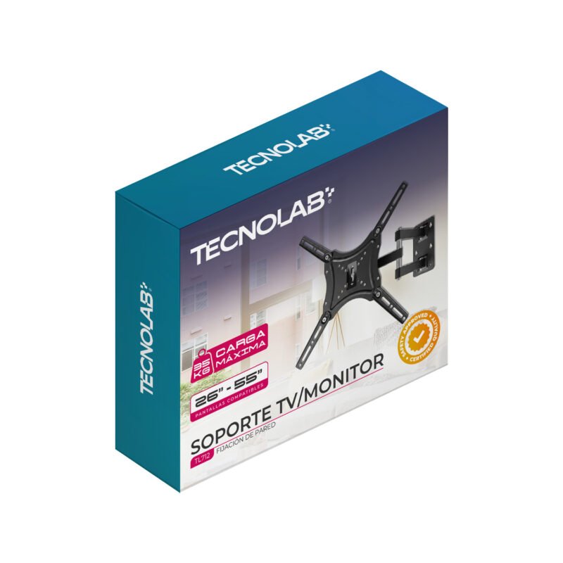 Soporte de Pared Articulado para TV/Monitor 26" a 58" Tecnolab