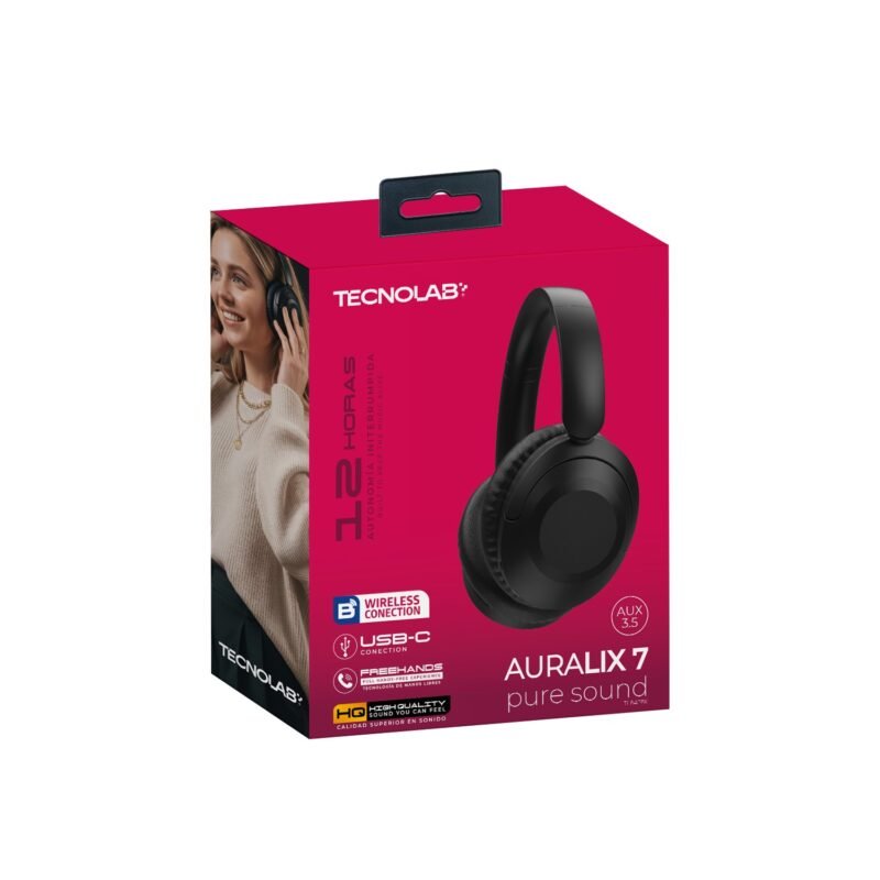 Audífonos Inalámbricos Tecnolab Auralix 7 (TL642BK)