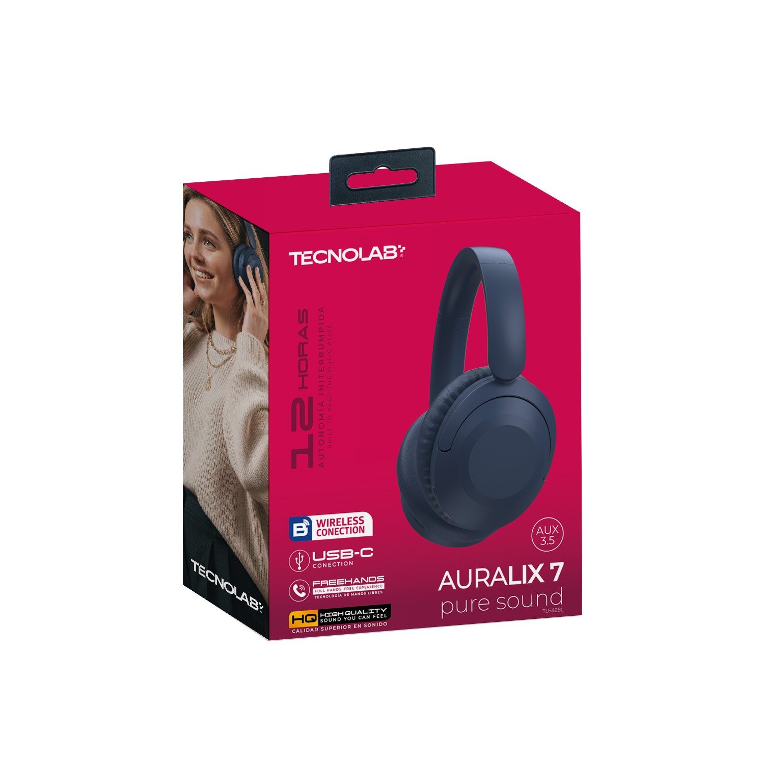 Audífonos Inalámbricos Tecnolab Auralix 7 (TL642BL) Audífonos Inalámbricos Tecnolab Auralix 7 (TL642BL)