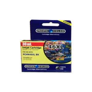 cartucho tinta pacific color compatible hp 46 black alto rend 26 ml black
