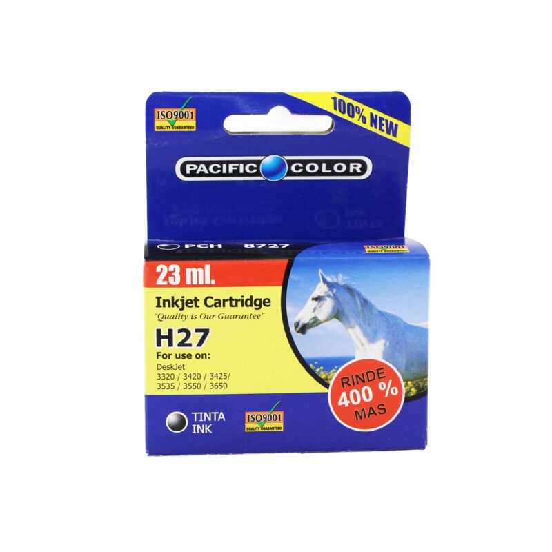 cartucho tinta pacific color compatible hp8727 n alt.rend 23 ml