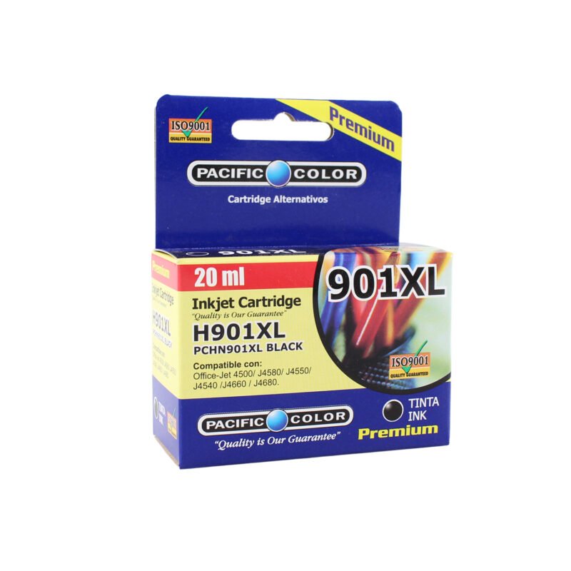 cartucho tinta pacific color para officejet 4500/524/540/4640/660/680 black
