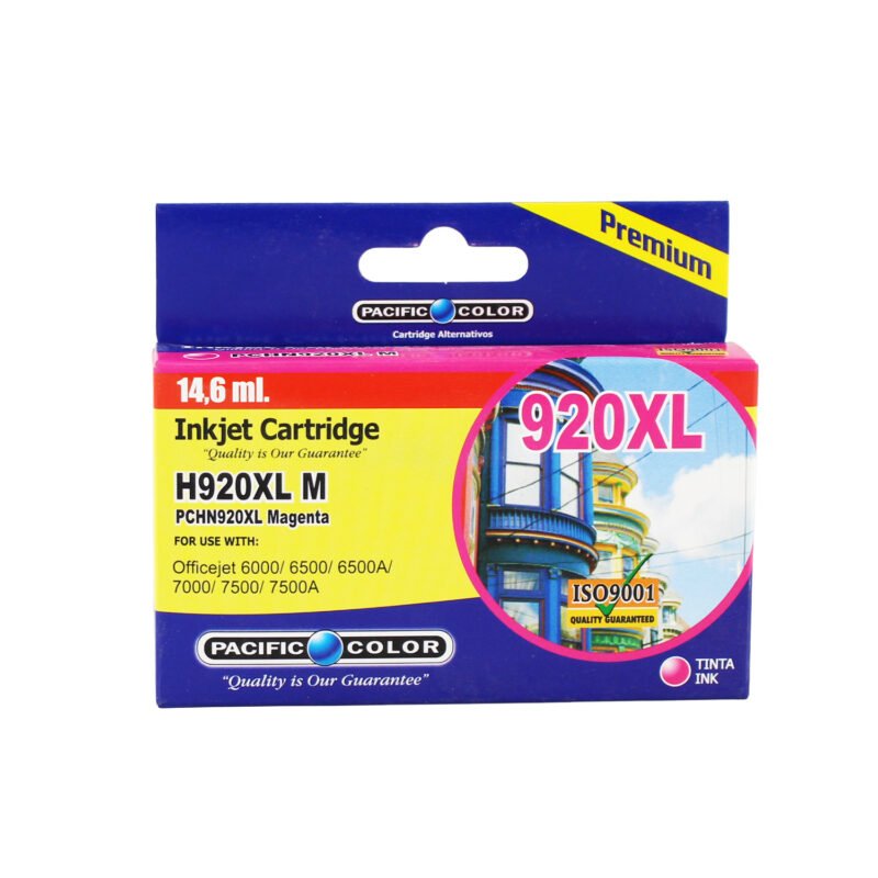 cartucho tinta pacific color compatible hp920xl magenta — vista 2