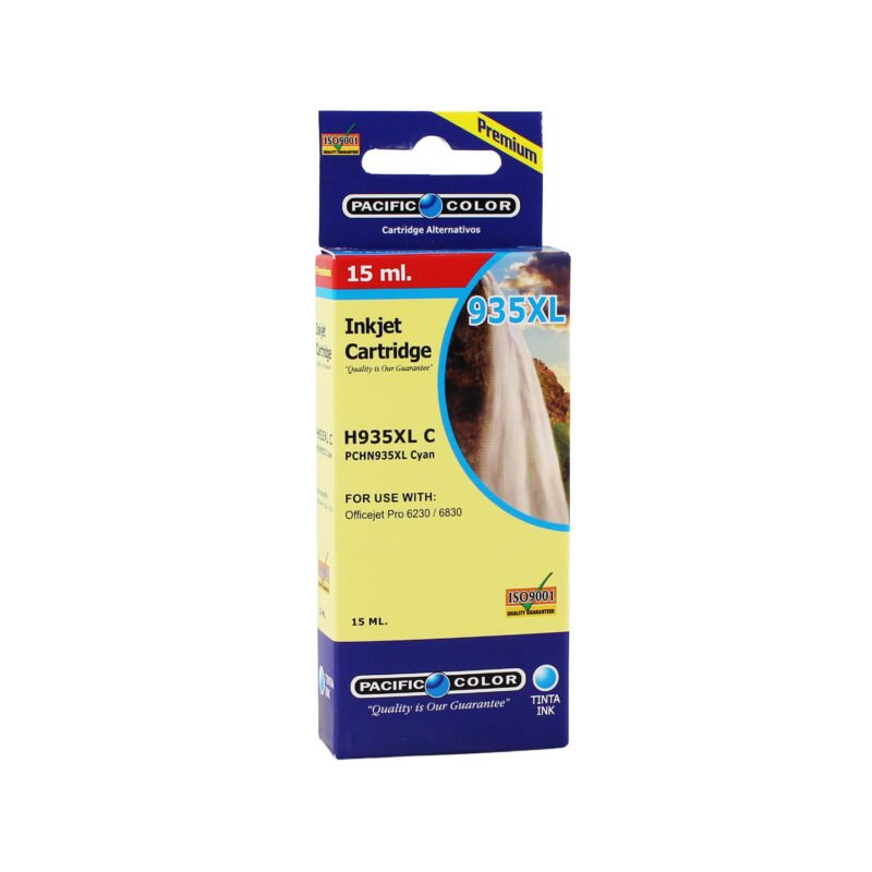 cartucho tinta pacific color compatible hp935xl cyan.