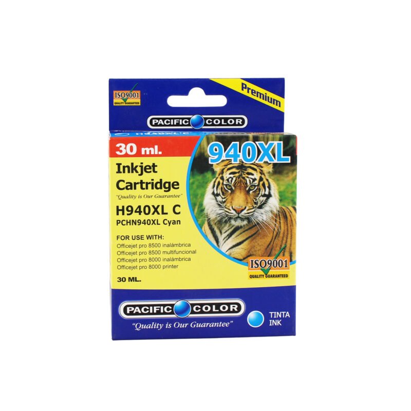 cartucho tinta pacific color compatible hp940xl cyan.
