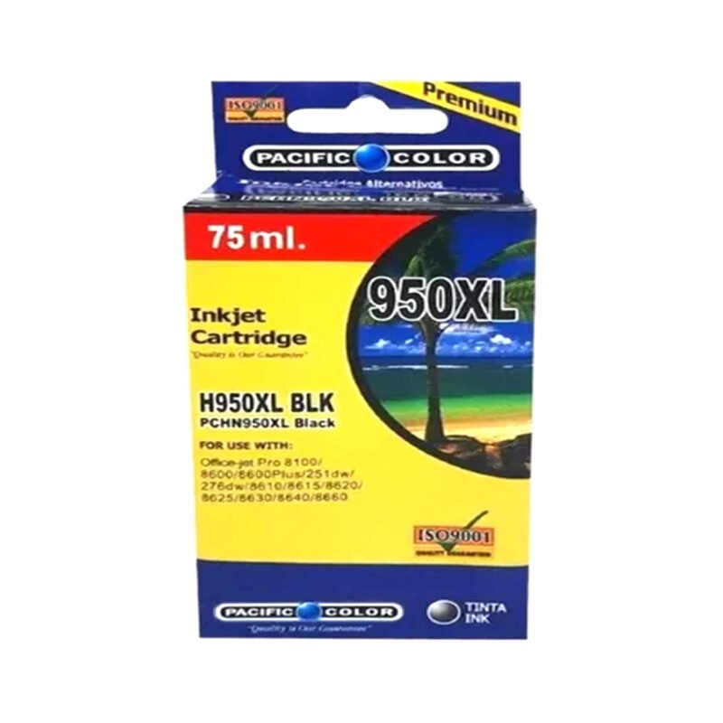 cartucho tinta pacific color compatible hp950xl black