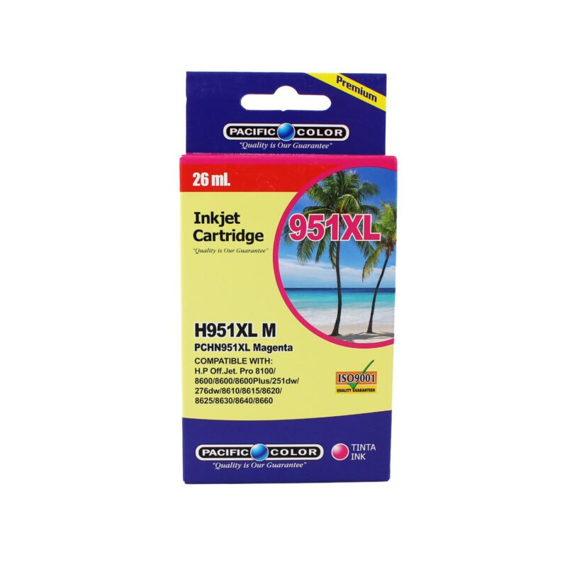 cartucho tinta pacific color compatible hp951xl magenta — vista 2